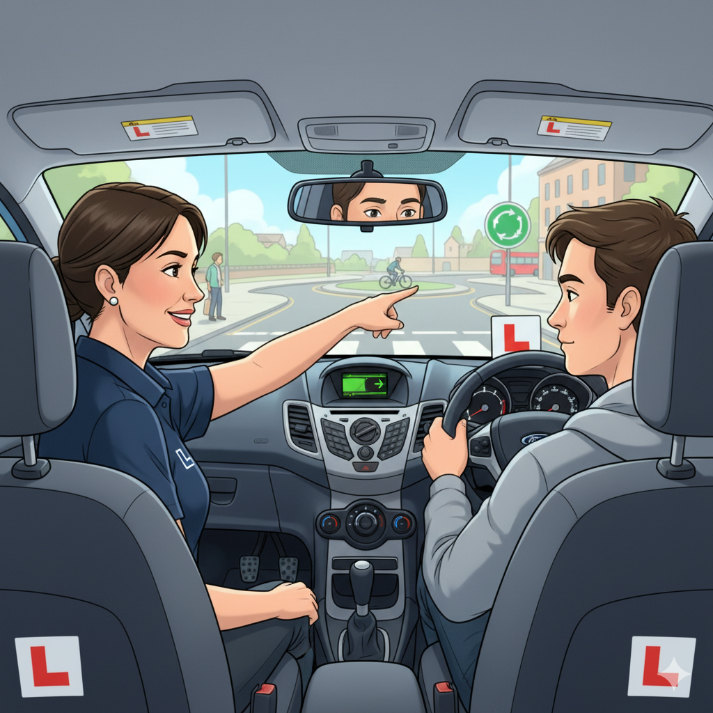 Awareness and Planning for passing driving test